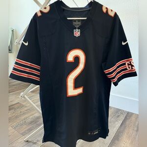 Men's Chicago Bears D.J. Moore Nike Navy Team Color Game Jersey